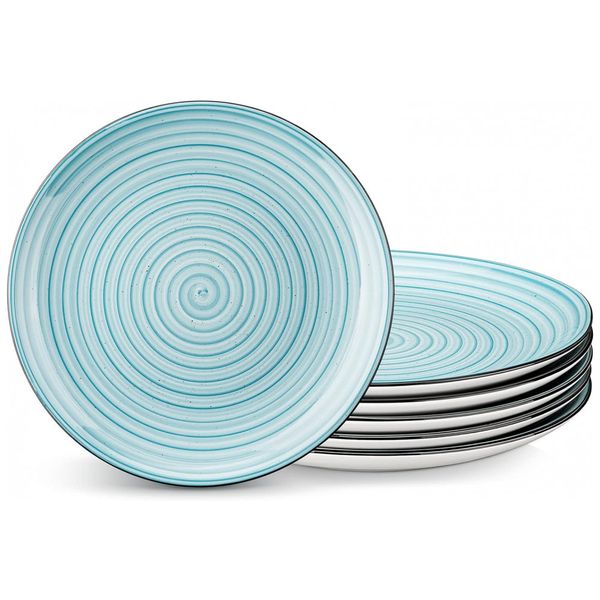 Conjunto-de-Pratos-Rasos-em-Ceramica-6-UN-Vancasso-Bonbon-foto-0