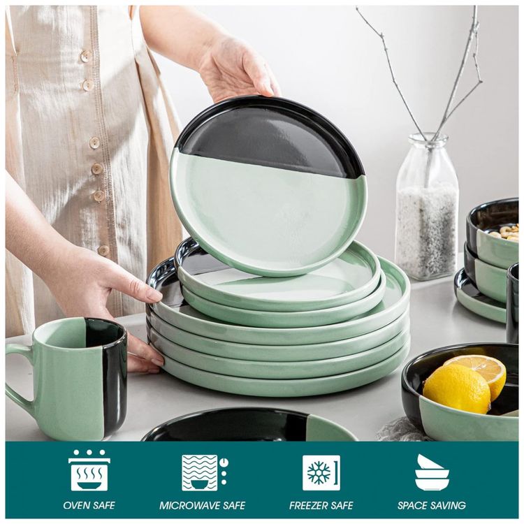 Aparelho-de-Jantar-com-16-Pecas-em-Ceramica-Incluindo-Pratos-foto-3