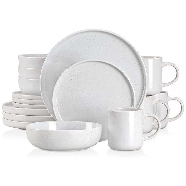 Aparelho-de-Jantar-com-16-Pecas-em-Ceramica-com-Esmalte-de-foto-0