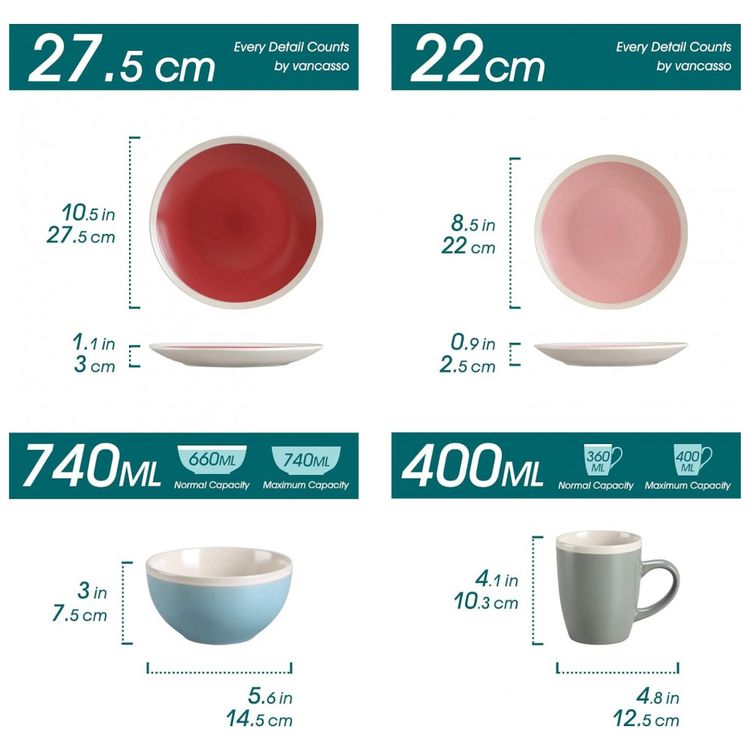 Aparelho-de-Jantar-com-16-Pecas-em-Ceramica-Faianca-foto-1