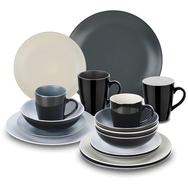Aparelho-de-Jantar-com-16-Pecas-em-Ceramica-Incluindo-Pratos-foto-0