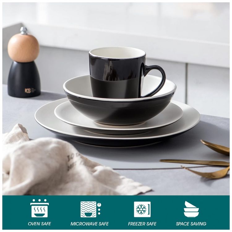 Aparelho-de-Jantar-com-16-Pecas-em-Ceramica-Incluindo-Pratos-foto-3