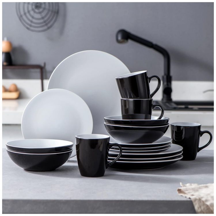 Aparelho-de-Jantar-com-16-Pecas-em-Ceramica-Incluindo-Pratos-foto-2