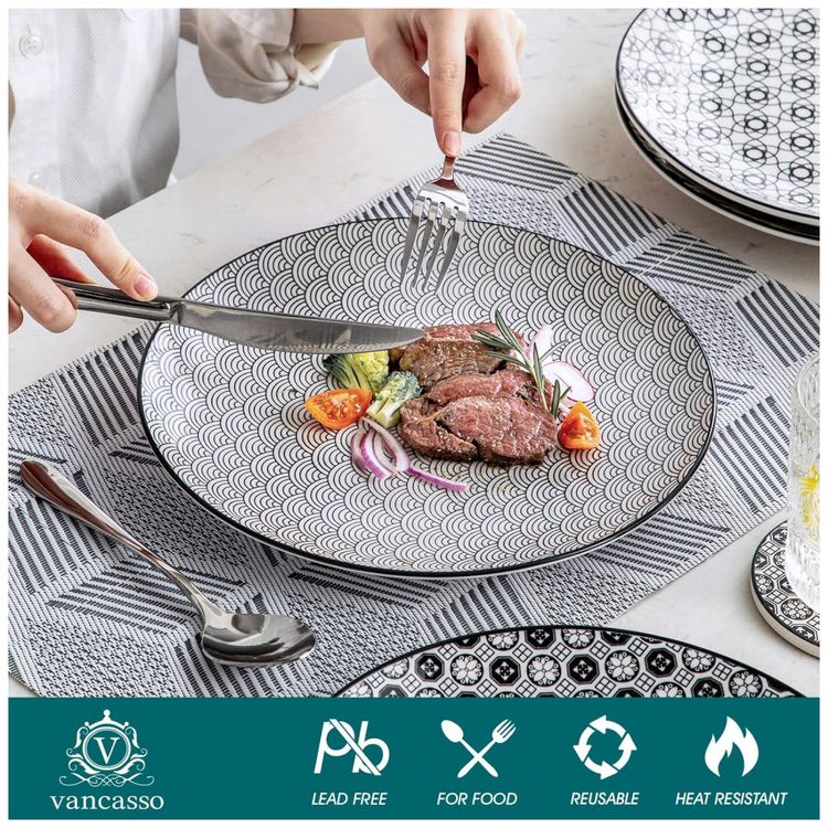 Aparelho-de-Jantar-com-16-Pecas-em-Porcelana-Incluindo-foto-2