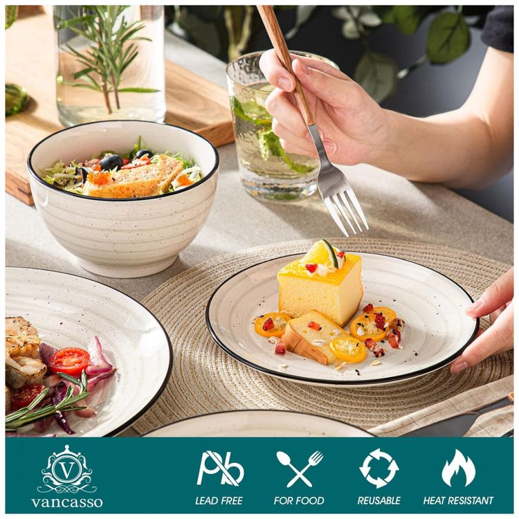 Aparelho-de-Jantar-com-24-Pecas-de-Ceramica-Ideal-ara-6-foto-2