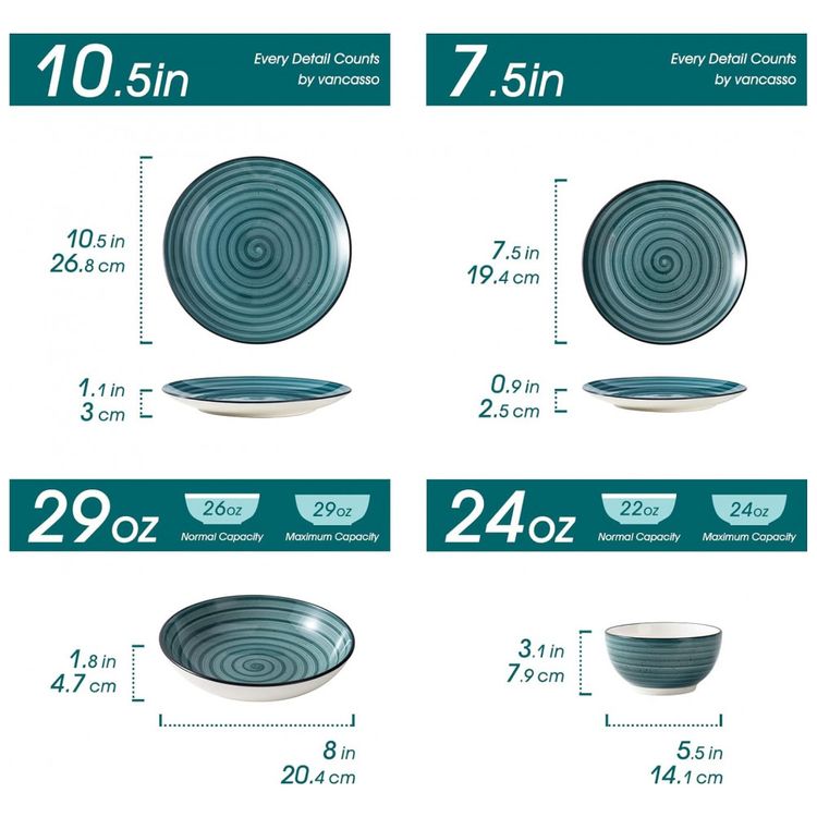 Aparelho-de-Jantar-com-24-Pecas-de-Ceramica-Ideal-ara-6-foto-1