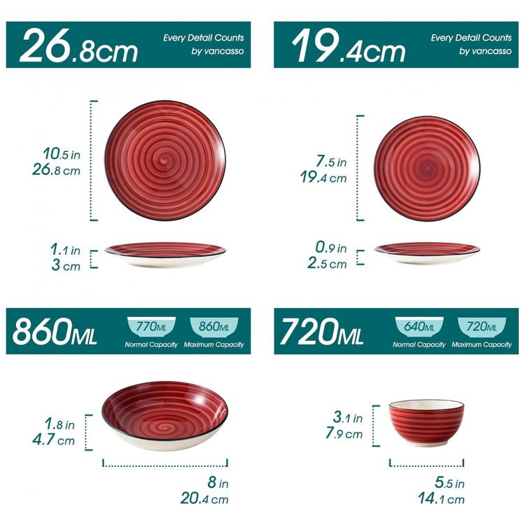 Aparelho-de-Jantar-com-24-Pecas-de-Ceramica-Ideal-ara-6-foto-1
