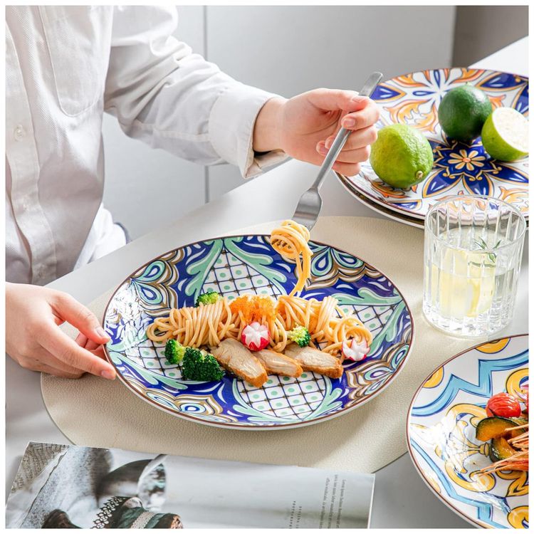 Aparelho-de-Jantar-com-16-Pecas-em-Porcelana-Incluindo-foto-5