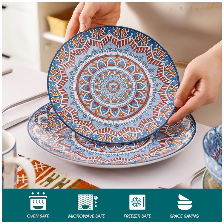 Aparelho-de-Jantar-com-16-Pecas-em-Porcelana-Incluindo-foto-3