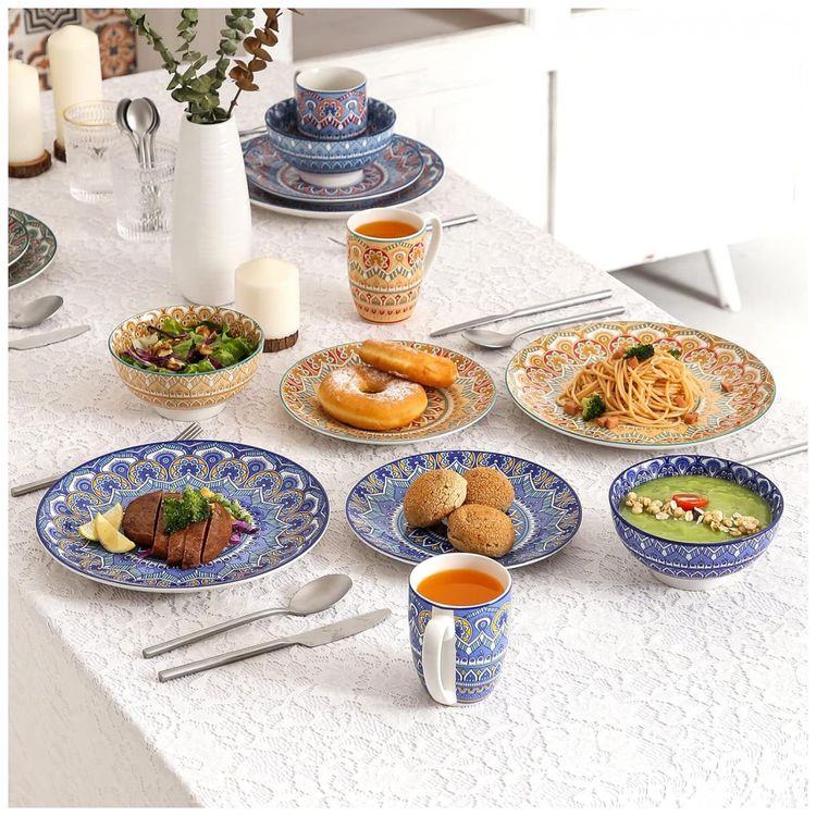 Aparelho-de-Jantar-com-16-Pecas-em-Porcelana-Incluindo-foto-4