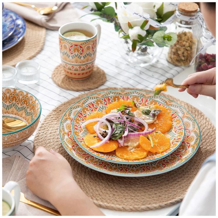 Aparelho-de-Jantar-com-16-Pecas-em-Porcelana-Incluindo-foto-5