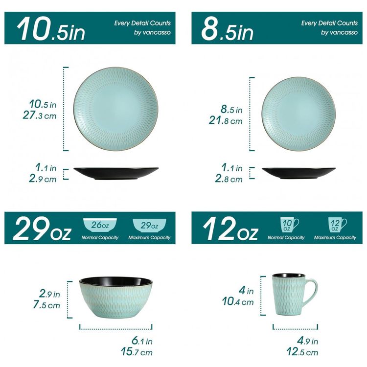 Aparelho-de-Jantar-com-16-Pecas-em-Ceramica-Faianca-foto-1