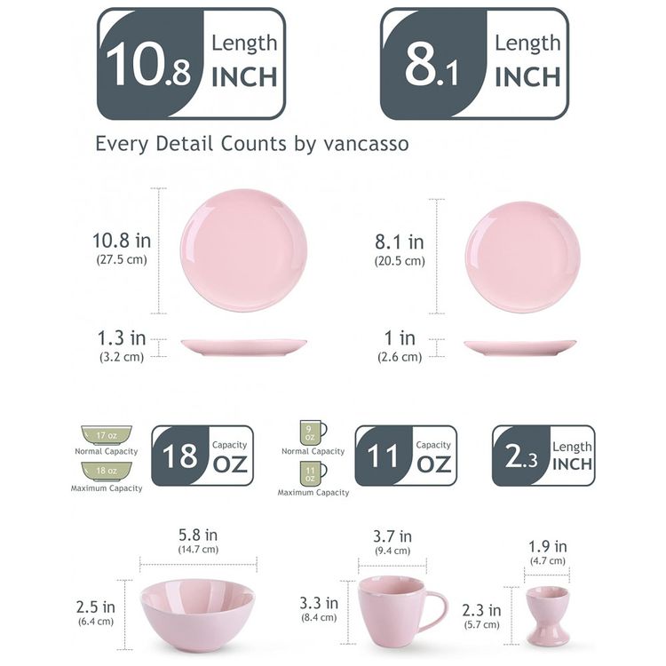 Aparelho-de-Jantar-com-20-Pecas-em-Porcelana-Para-Almoco-e-foto-1