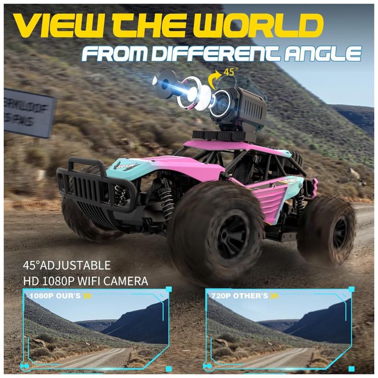 Carrinho-de-Controle-Remoto-Off-Road-com-Camera-HD-e-Alta-foto-2