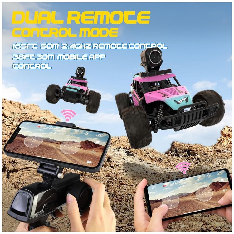 Carrinho-de-Controle-Remoto-Off-Road-com-Camera-HD-e-Alta-foto-3