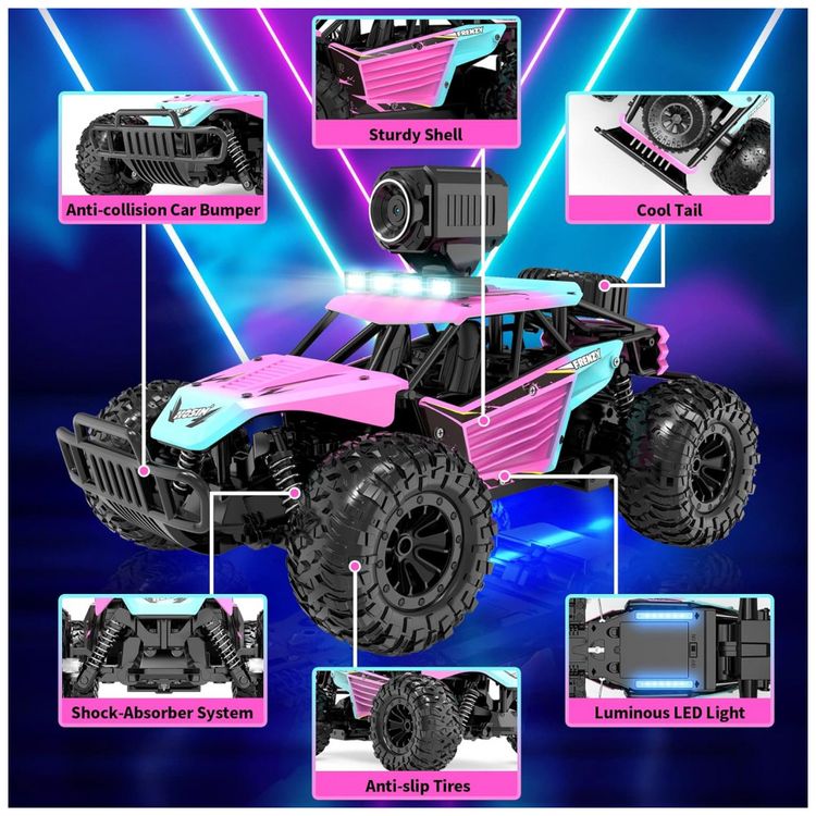 Carrinho-de-Controle-Remoto-Off-Road-com-Camera-HD-e-Alta-foto-4