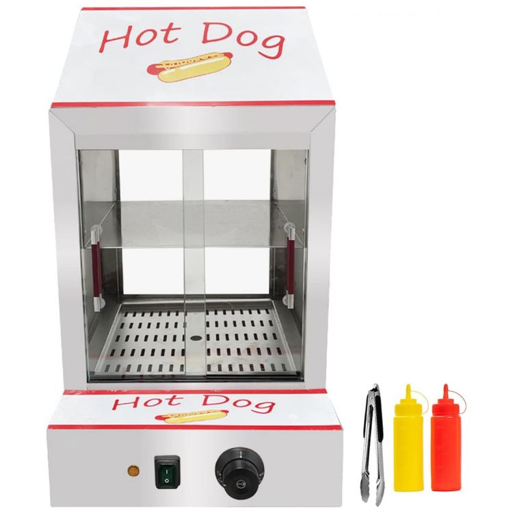Maquina-de-Hot-Dog-a-Vapor-Profissional-em-Aco-Inoxidavel-e-foto-0