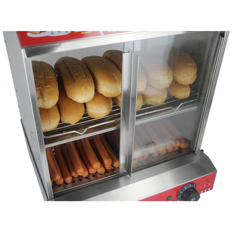 Maquina-de-Hot-Dog-a-Vapor-com-Controle-de-Temperatura-110V-foto-1