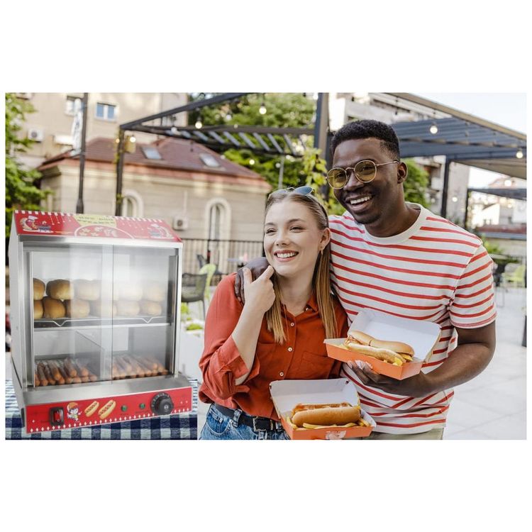 Maquina-de-Hot-Dog-a-Vapor-com-Controle-de-Temperatura-110V-foto-5