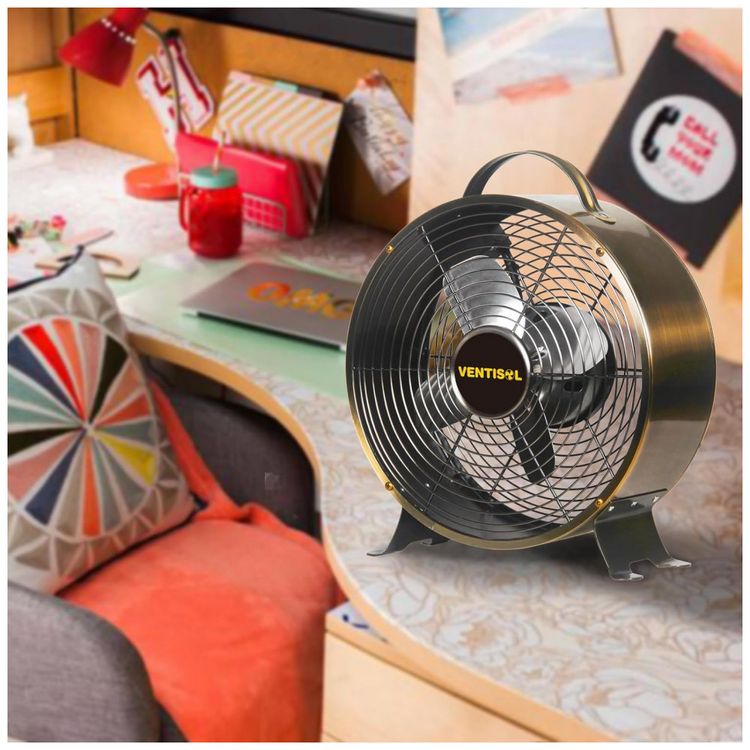 Ventilador-de-Mesa-Portatil-Retro-com-2-Velocidades-foto-4