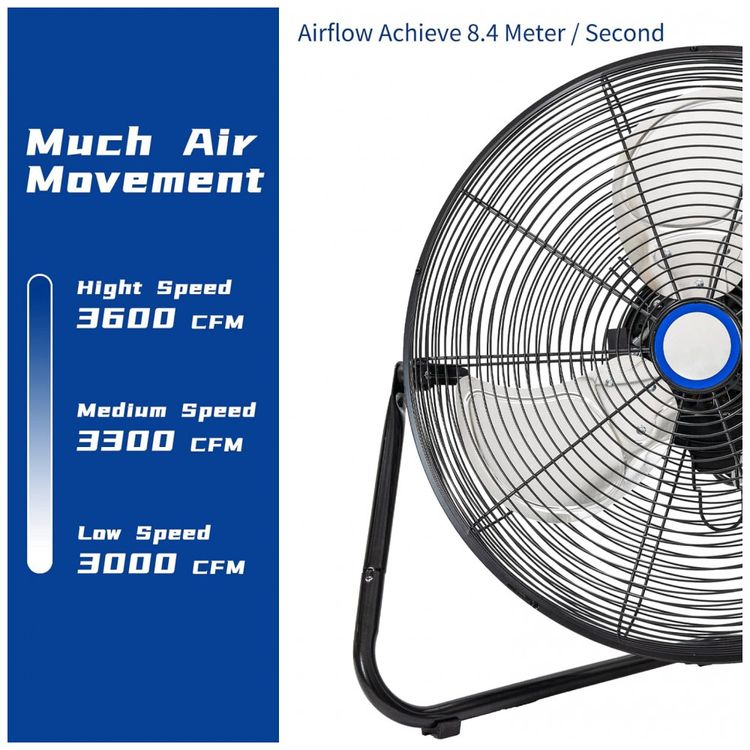 Ventilador-de-Piso-Resistente-com-Motor-de-Alta-Velocidade-foto-1