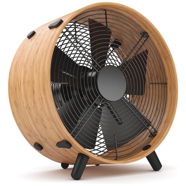 Ventilador-de-Mesa-com-3-Velocidades-e-Anel-de-Bambu-foto-0