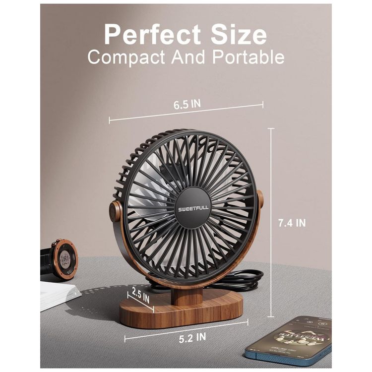 Ventilador-de-Mesa-Portatil-USB-com-3-Velocidades-foto-2