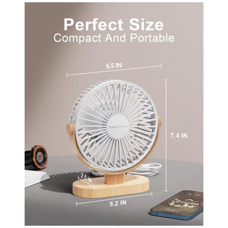Ventilador-de-Mesa-Portatil-USB-com-3-Velocidades-foto-2