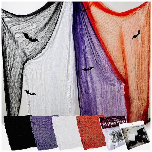Kit-de-Decoracao-para-Halloween-com-6-Pecas-Incluindo-Teias-foto-0
