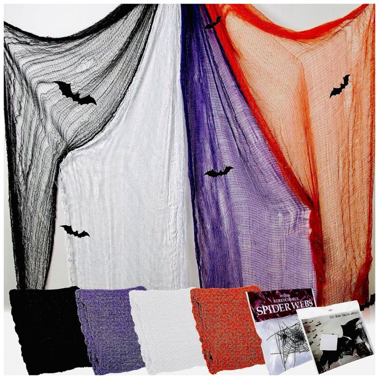 Kit-de-Decoracao-para-Halloween-com-6-Pecas-Incluindo-Teias-foto-0
