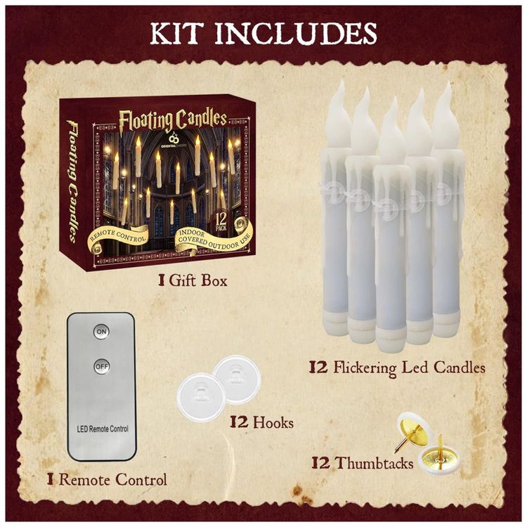 Kit-Velas-Flutuantes-LED-com-Controle-Remoto-12-Unidades-foto-1