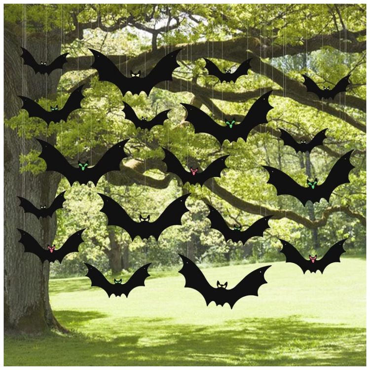 Kit-de-Decoracao-para-Halloween-com-18-Morcegos-de-Plastico-foto-0