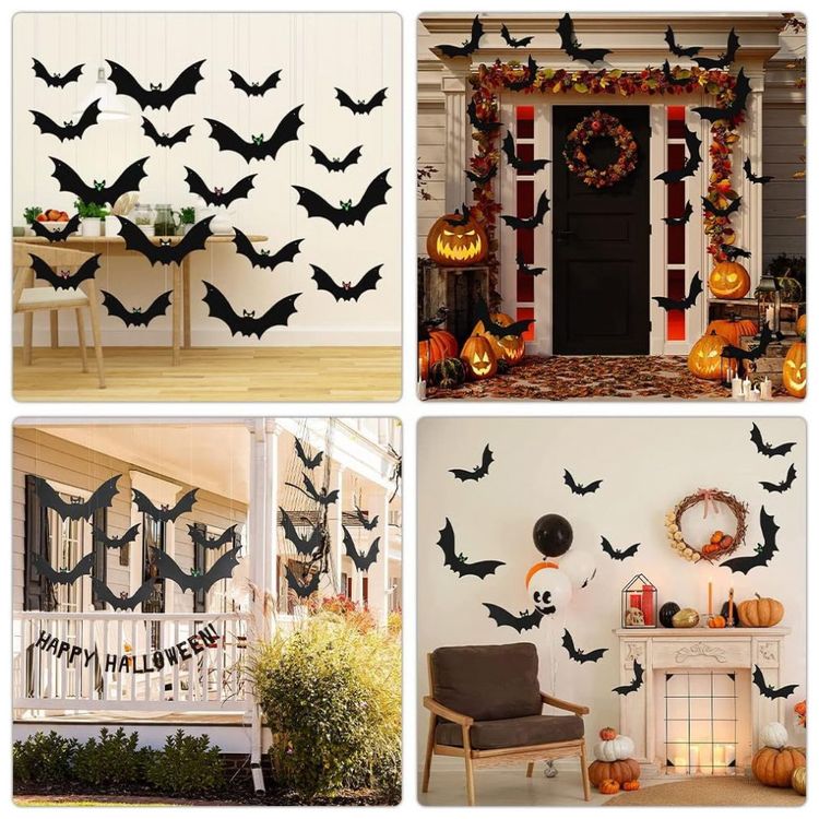 Kit-de-Decoracao-para-Halloween-com-18-Morcegos-de-Plastico-foto-4
