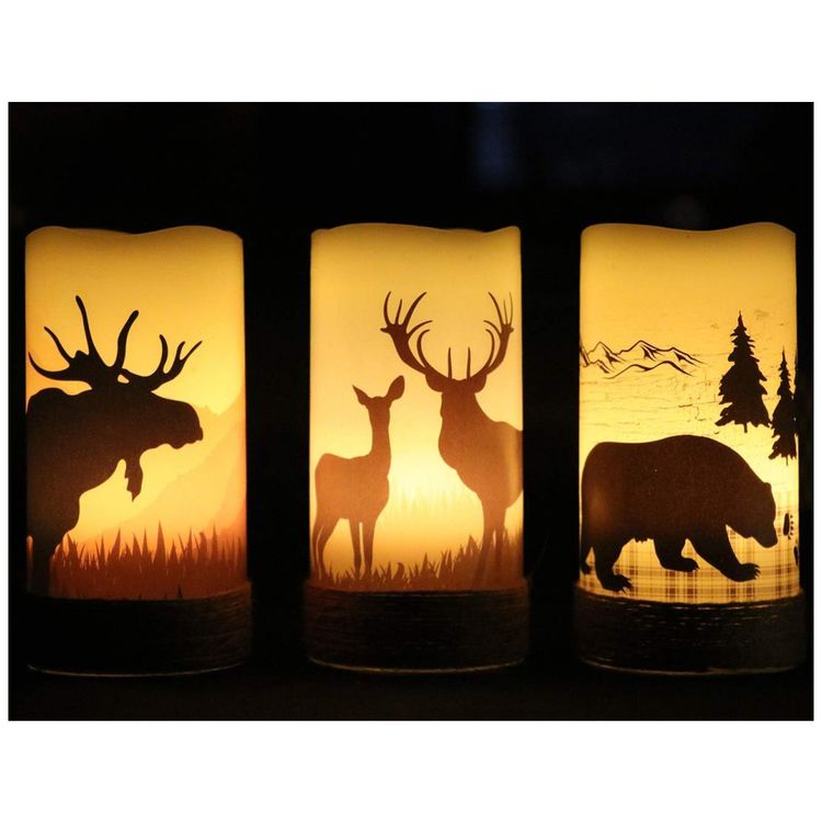 Vela-LED-com-Temporizador-de-6H-para-Decoracao-Natalina-2-foto-2