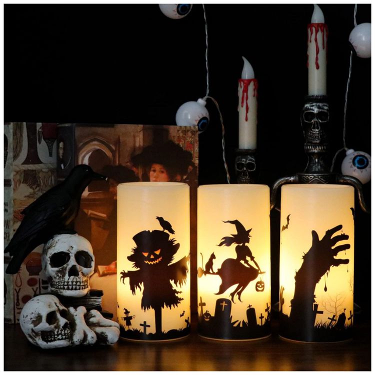 Velas-Led-sem-Chamas-de-Cera-Real-a-Bateria-para-Decoracao-foto-2