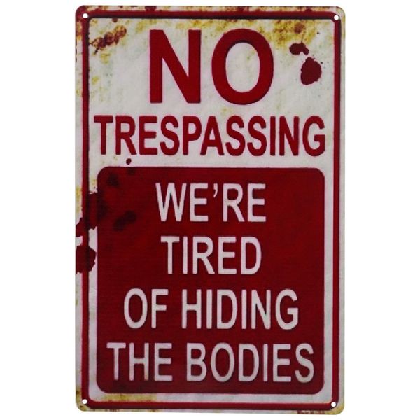 Placa-Retro-de-Nao-Ultrapasse-para-Decoracao-de-Halloween-foto-0