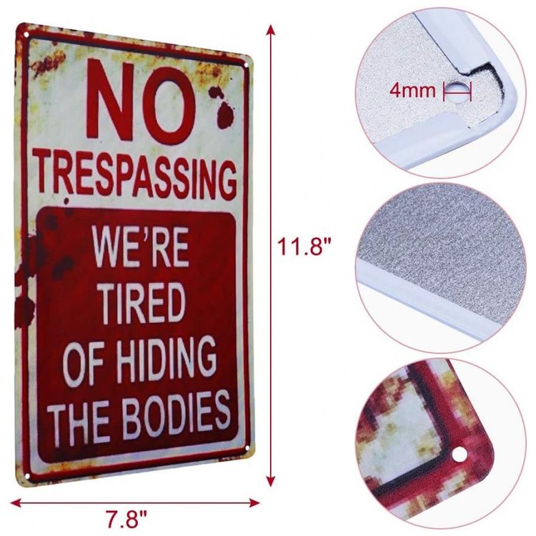 Placa-Retro-de-Nao-Ultrapasse-para-Decoracao-de-Halloween-foto-1