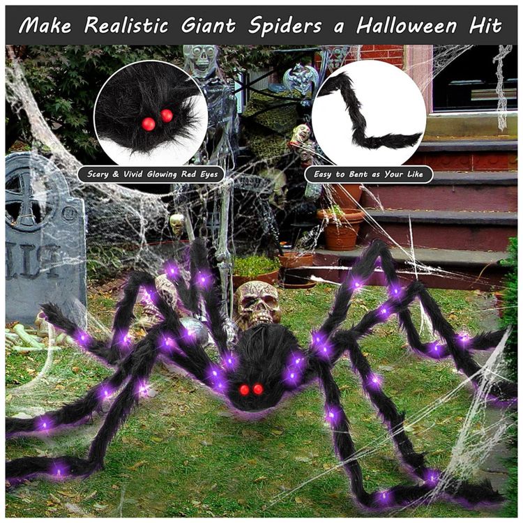 Aranha-Gigante-15-Metros-com-Luz-LED-para-Decoracao-de-foto-1