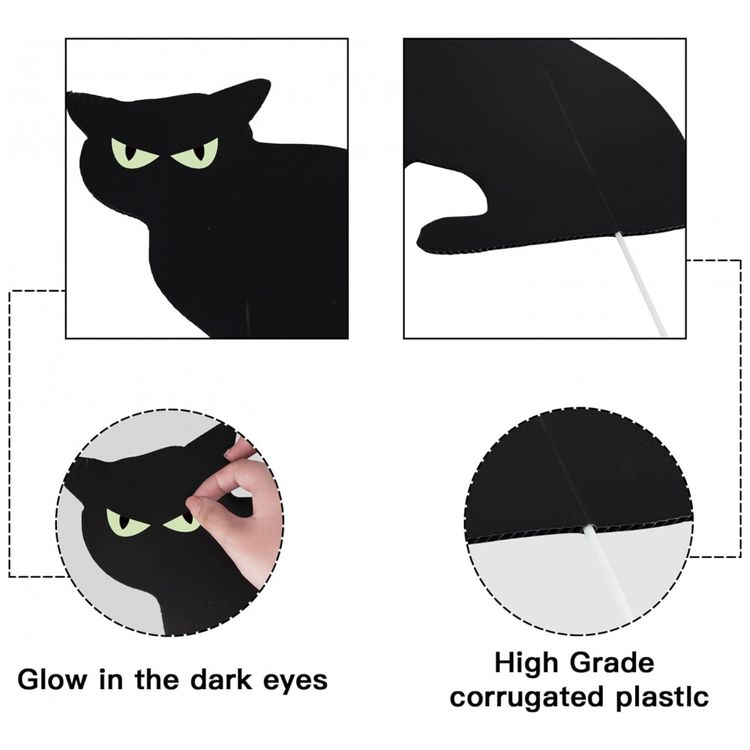 Kit-Decoracao-para-Halloween-6-Estacas-de-Gato-Preto-com-foto-4