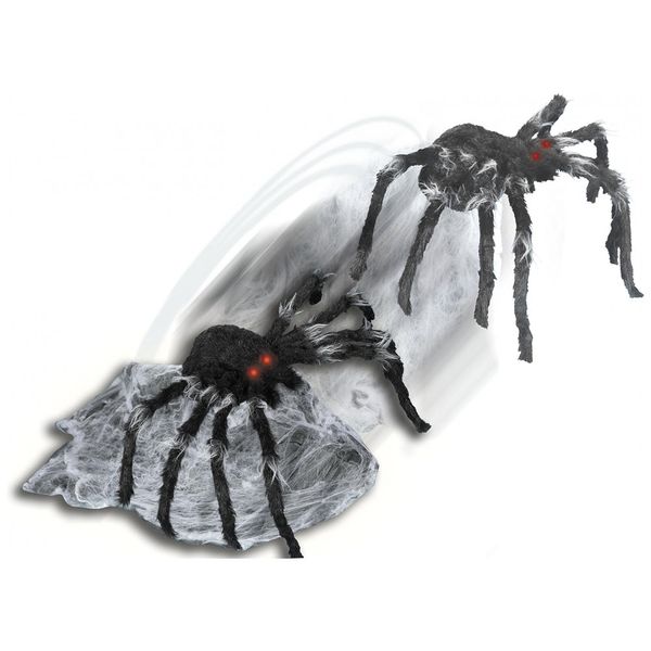 Aranha-Animatronica-com-Luzes-e-Movimento-para-Decoracao-de-foto-0