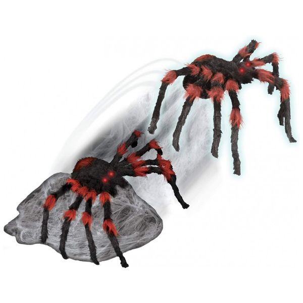 Aranha-Animatronica-com-Luzes-e-Movimento-para-Decoracao-de-foto-0