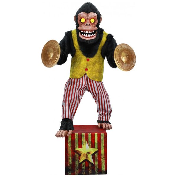 Macaco-Sombrio-Animatronico-com-Luzes-e-Sons-para-Decoracao-foto-0