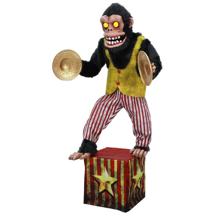 Macaco-Sombrio-Animatronico-com-Luzes-e-Sons-para-Decoracao-foto-4