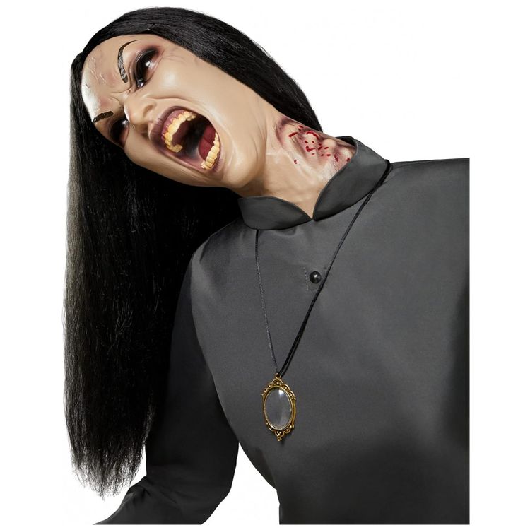Viuva-Sombria-Animatronico-com-Movimento-e-Sons-para-foto-4