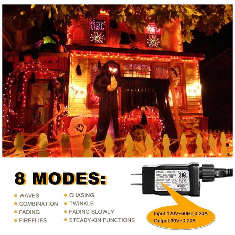 Pisca-Pisca-200-LED-20-Metros-a-Prova-dAgua-com-8-Modos-para-foto-2