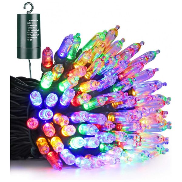 Pisca-Pisca-100-LEDS-10-Metros-a-Prova-dAgua-com-8-Modos-e-foto-0