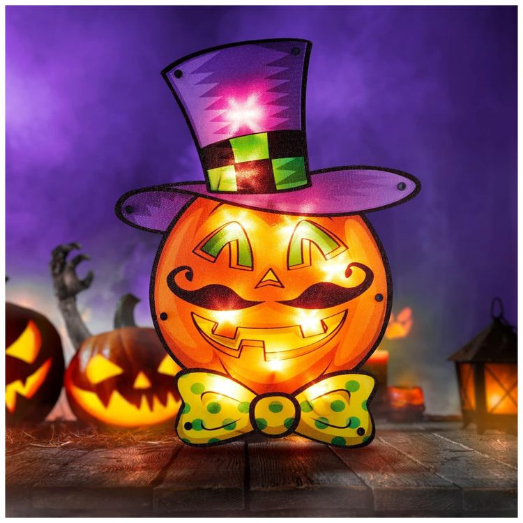 Abobora-Iluminada-para-Decoracao-de-Halloween-Vintage-com-foto-0