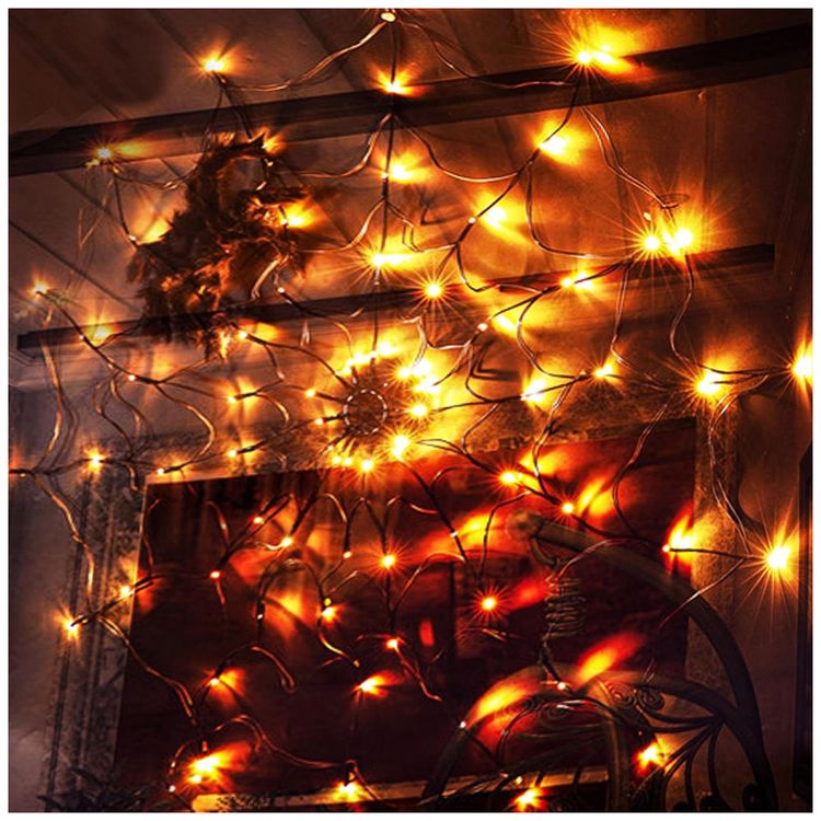 Pisca-Pisca-Teia-de-Aranha-80-LED-com-8-Modos-para-Decoracao-foto-2