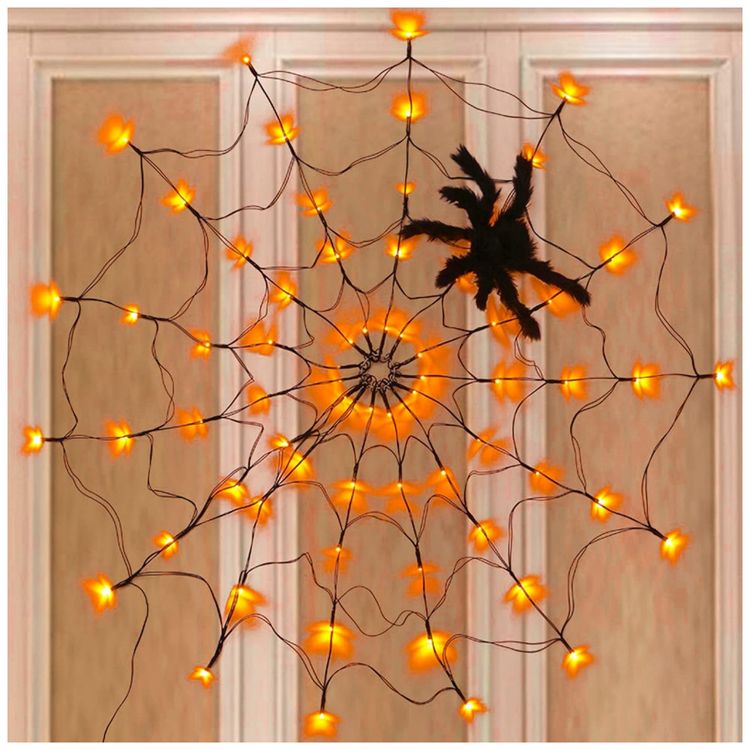 Pisca-Pisca-Teia-de-Aranha-80-LED-com-8-Modos-para-Decoracao-foto-3