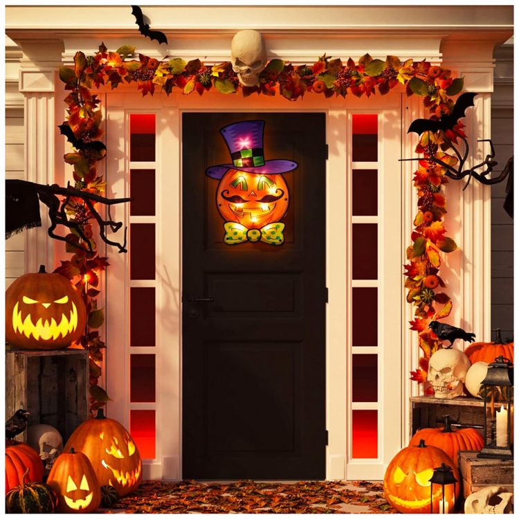 Abobora-Iluminada-para-Decoracao-de-Halloween-Vintage-2-foto-2